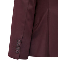 Maroon Texture Suit ST2704C-40