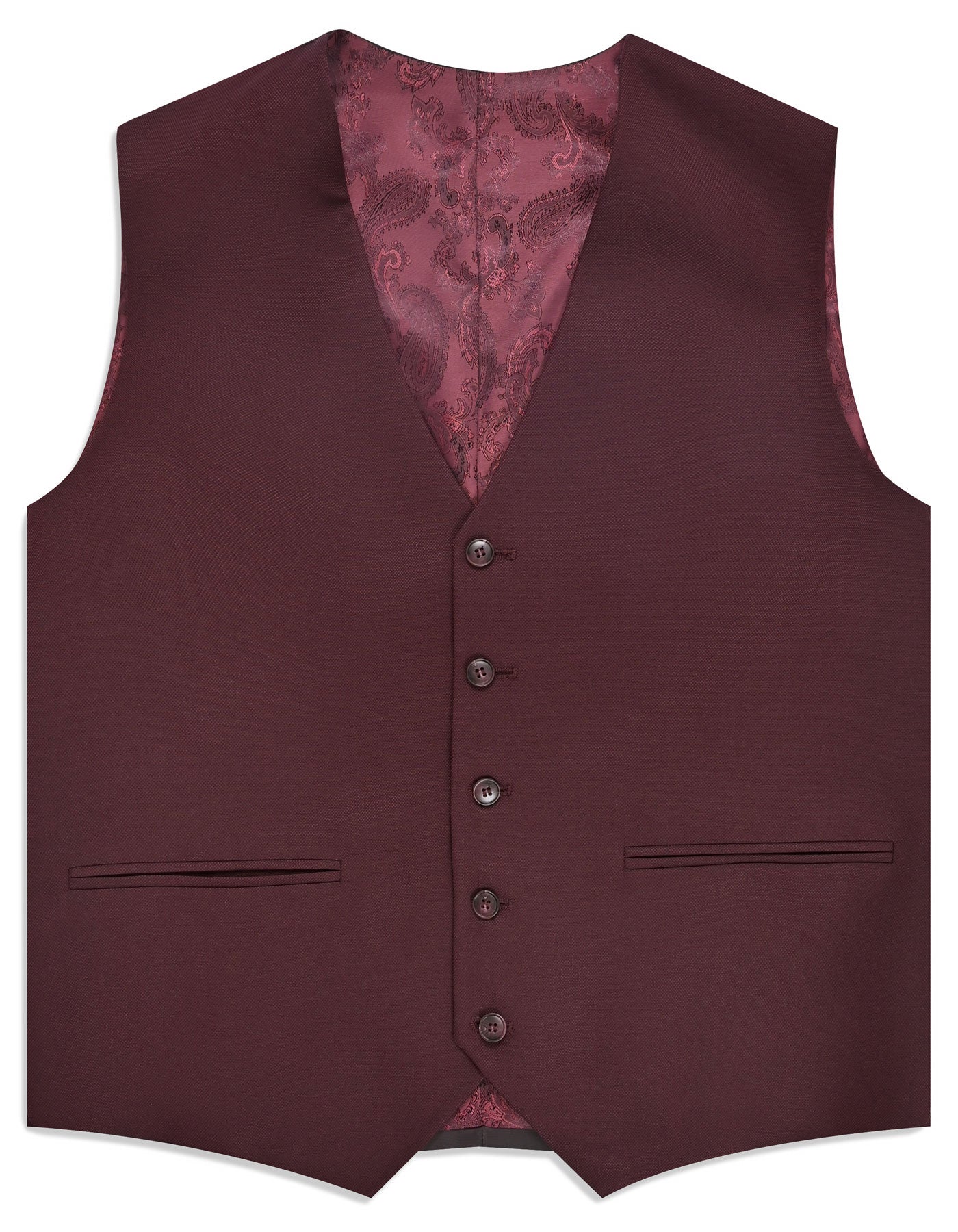 Maroon Texture Suit ST2704S-38