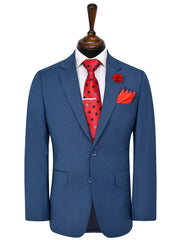 Blue Texture Suit ST2711C-34