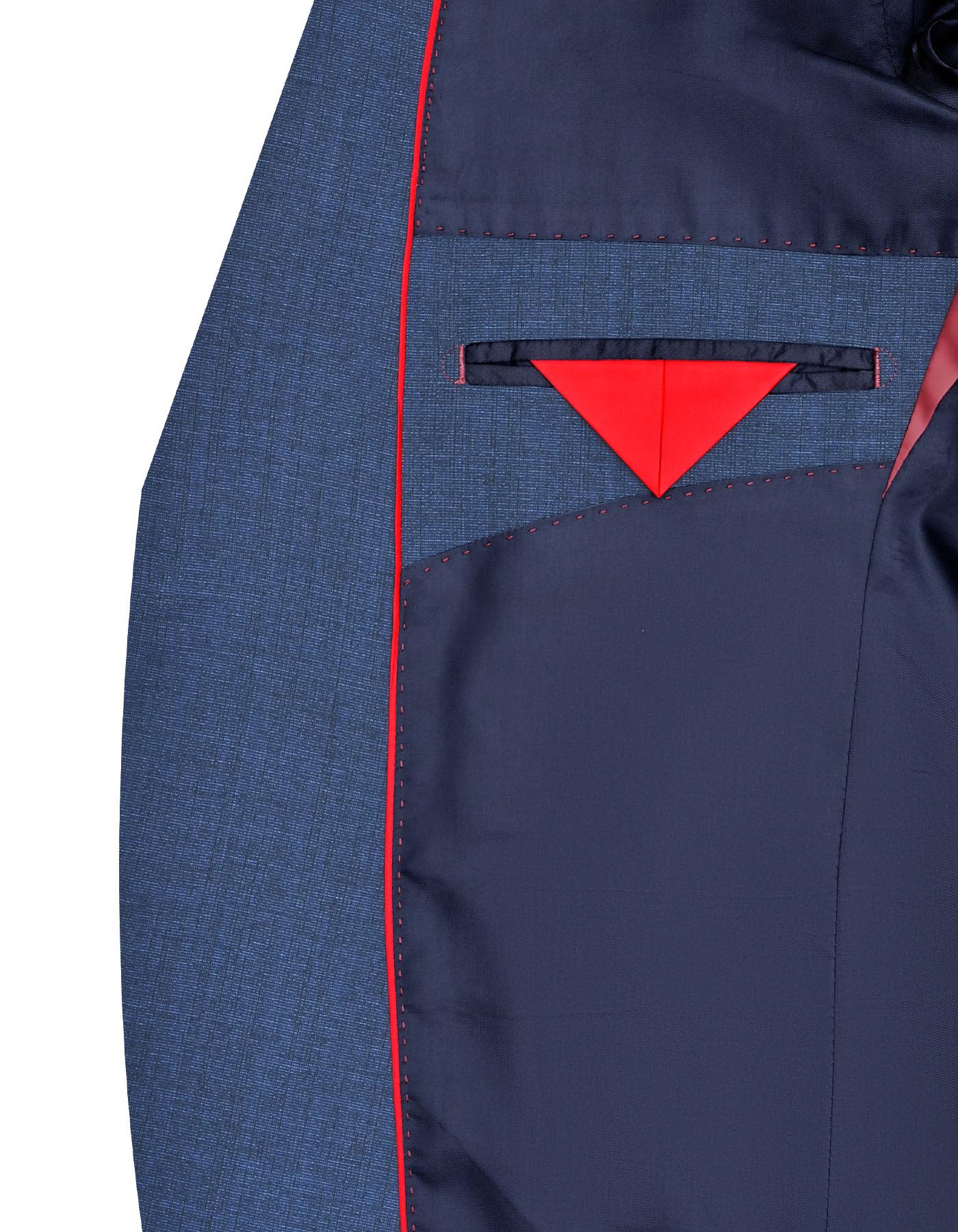 Blue Texture Suit ST2711S-42