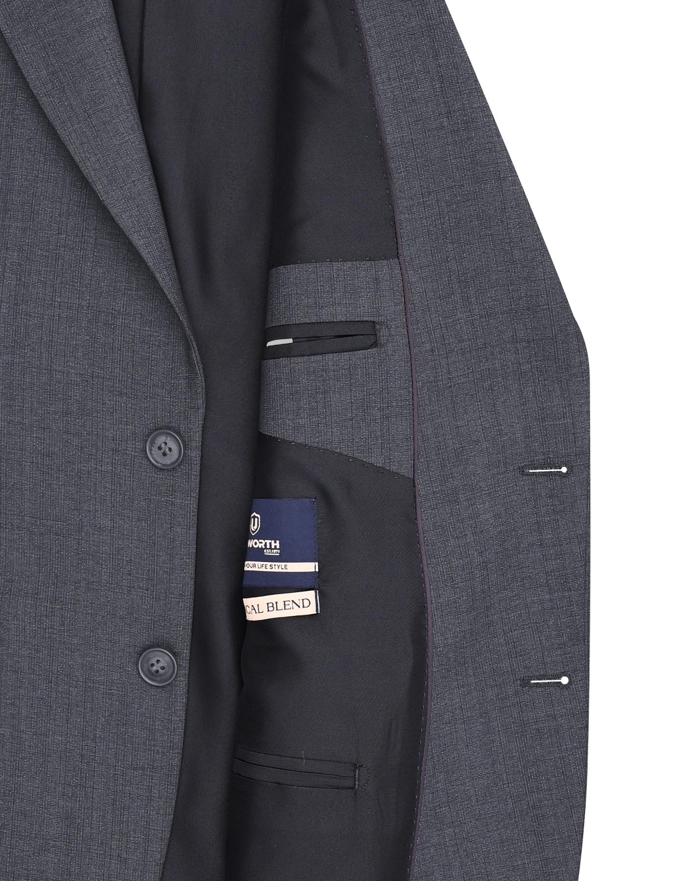 Charcoal Texture Suit ST2712C-40