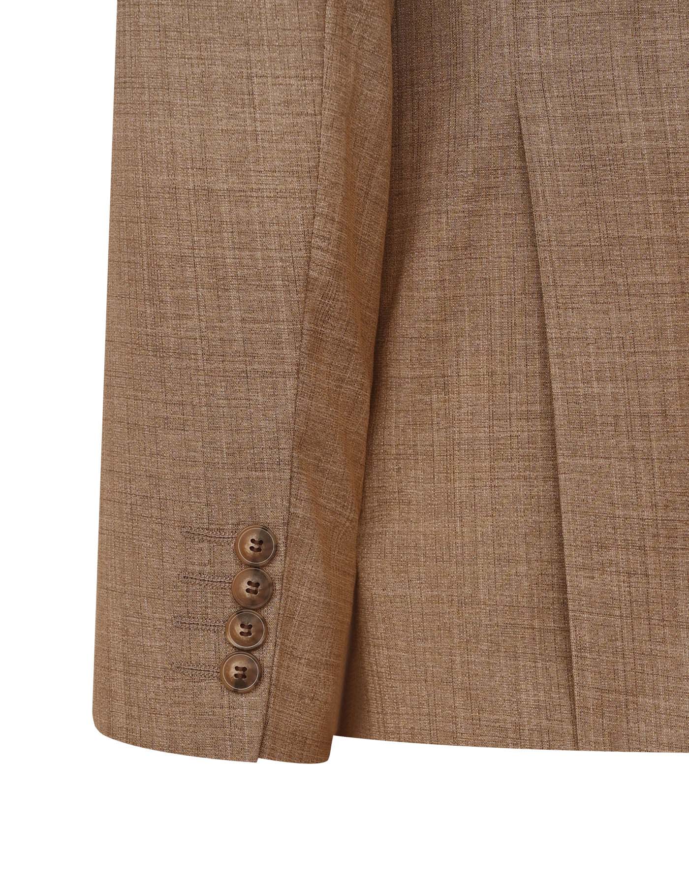L Brown Texture Suit ST2713C-38