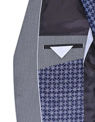 L Grey Texture Suit ST2715C-42