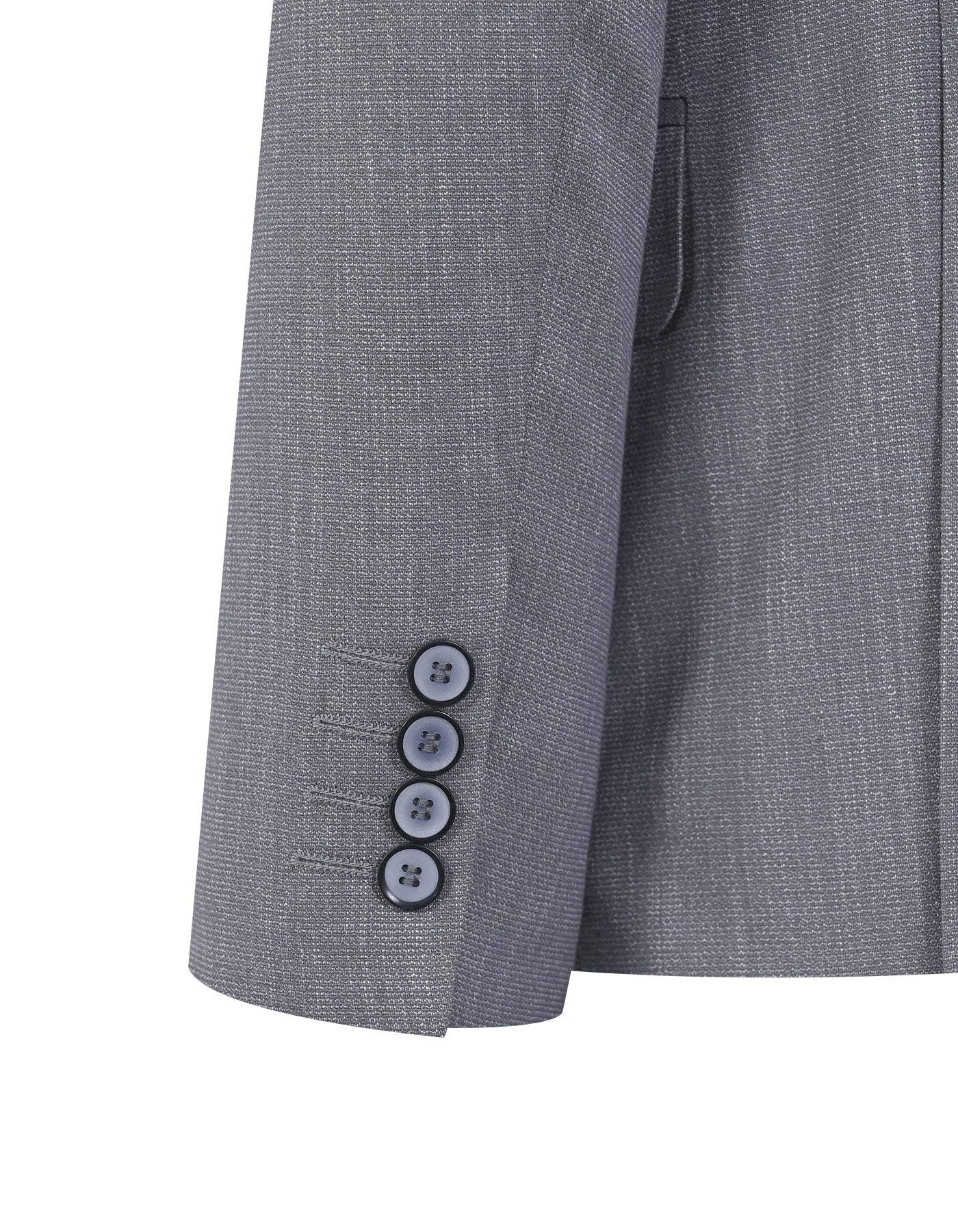 L Grey Texture Suit ST2715C-38