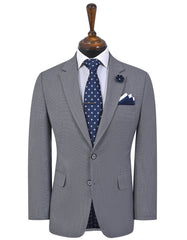 L Grey Texture Suit ST2715C-34