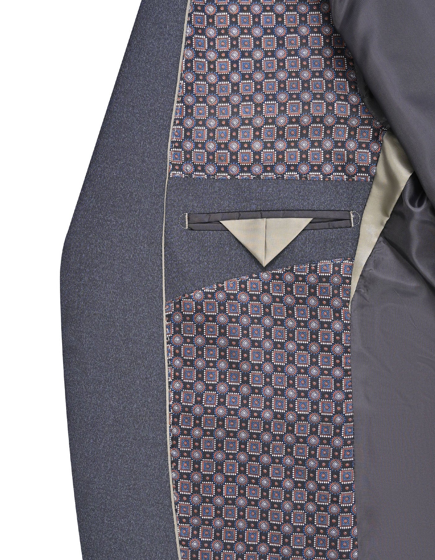 Grey Texture Suit ST2717C-44