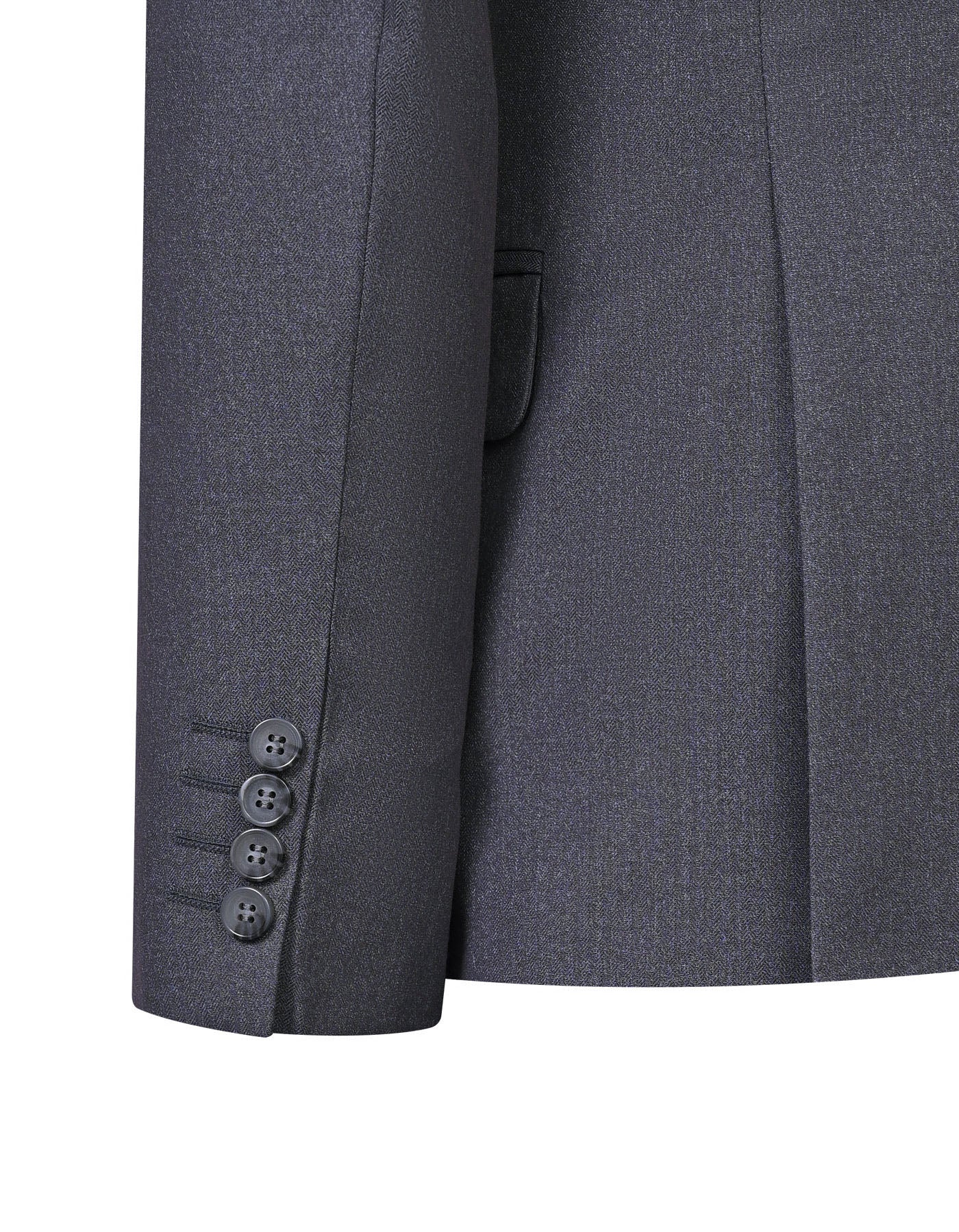 Grey Texture Suit ST2717S-40