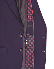 Plum Texture Suit ST2718C-42