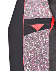 Charcoal Texture Suit ST2719C-44