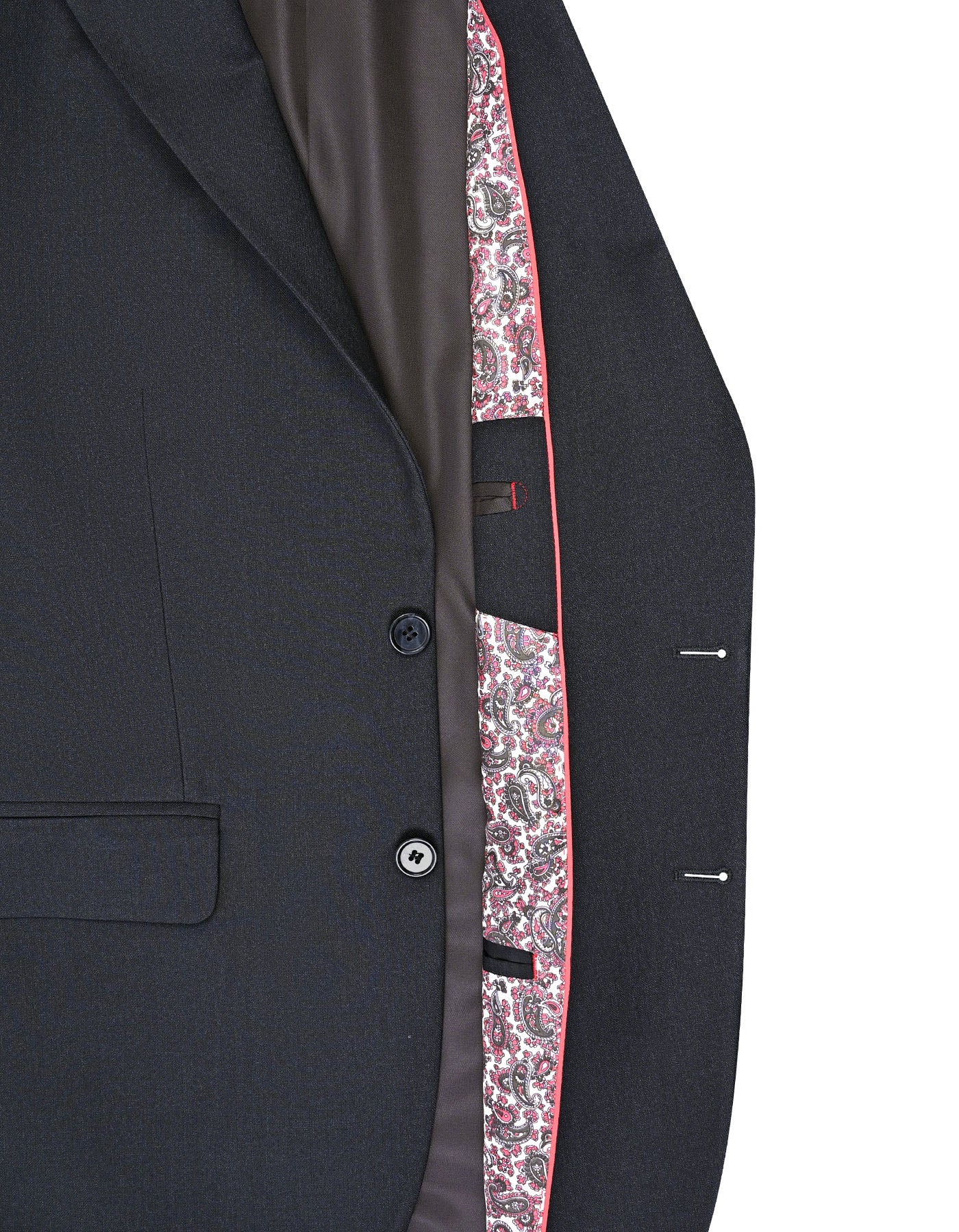 Charcoal Texture Suit ST2719C-42