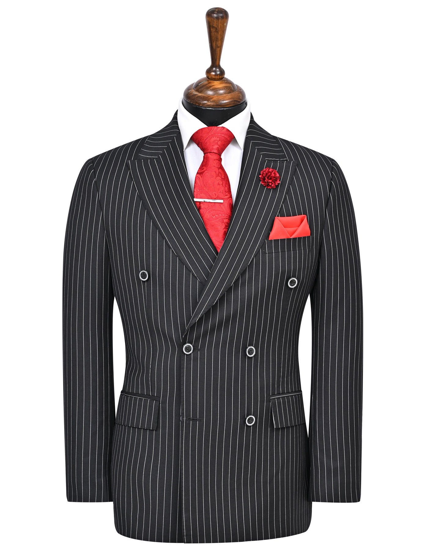 Black Stripe Suit ST2720S-34