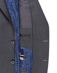 Charcoal Plain Suit ST2722S-40