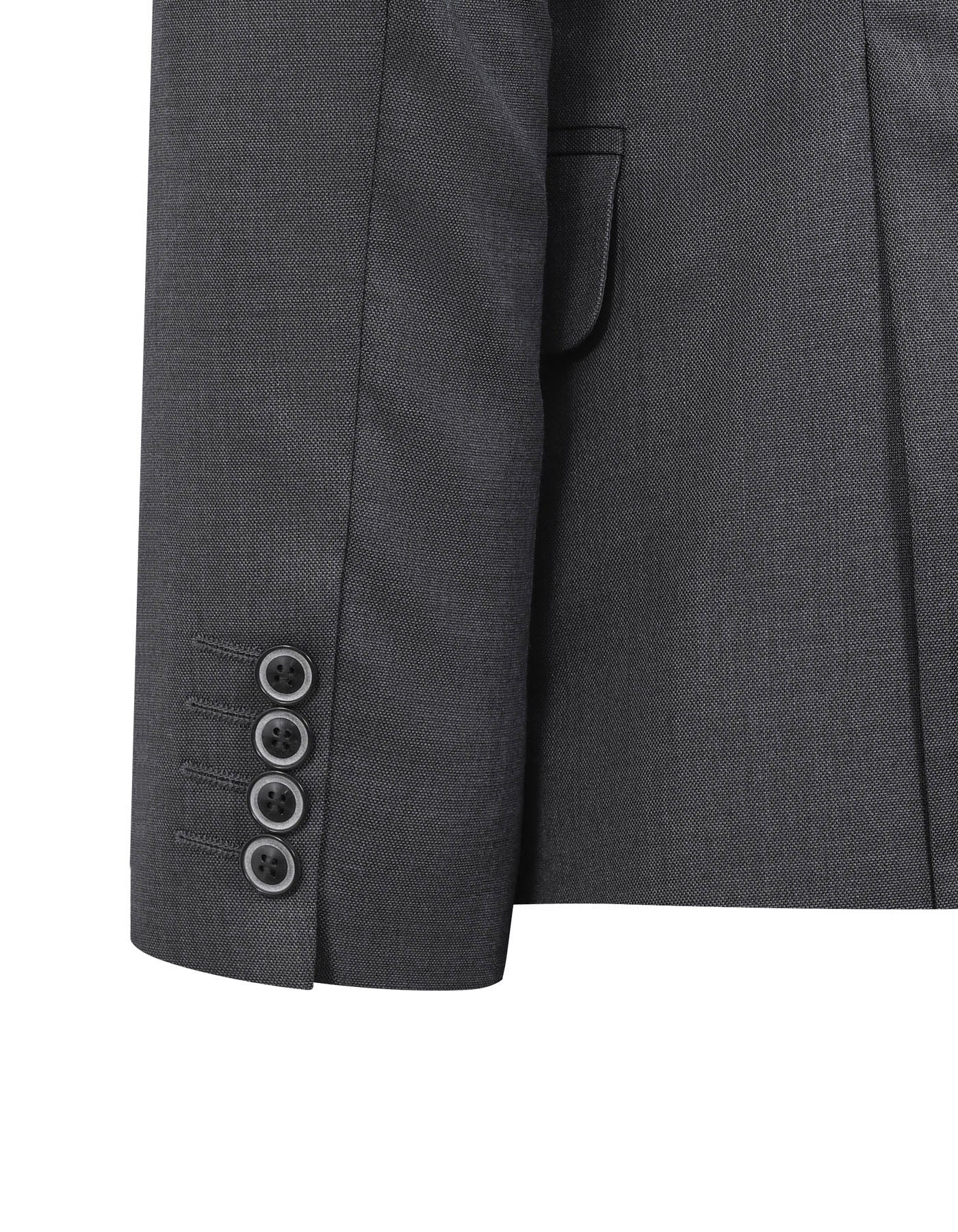 Charcoal Plain Suit ST2722S-38