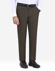 M Brown Plain Suit ST2723C-36