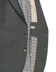 L Olive Plain Suit ST2724C-40