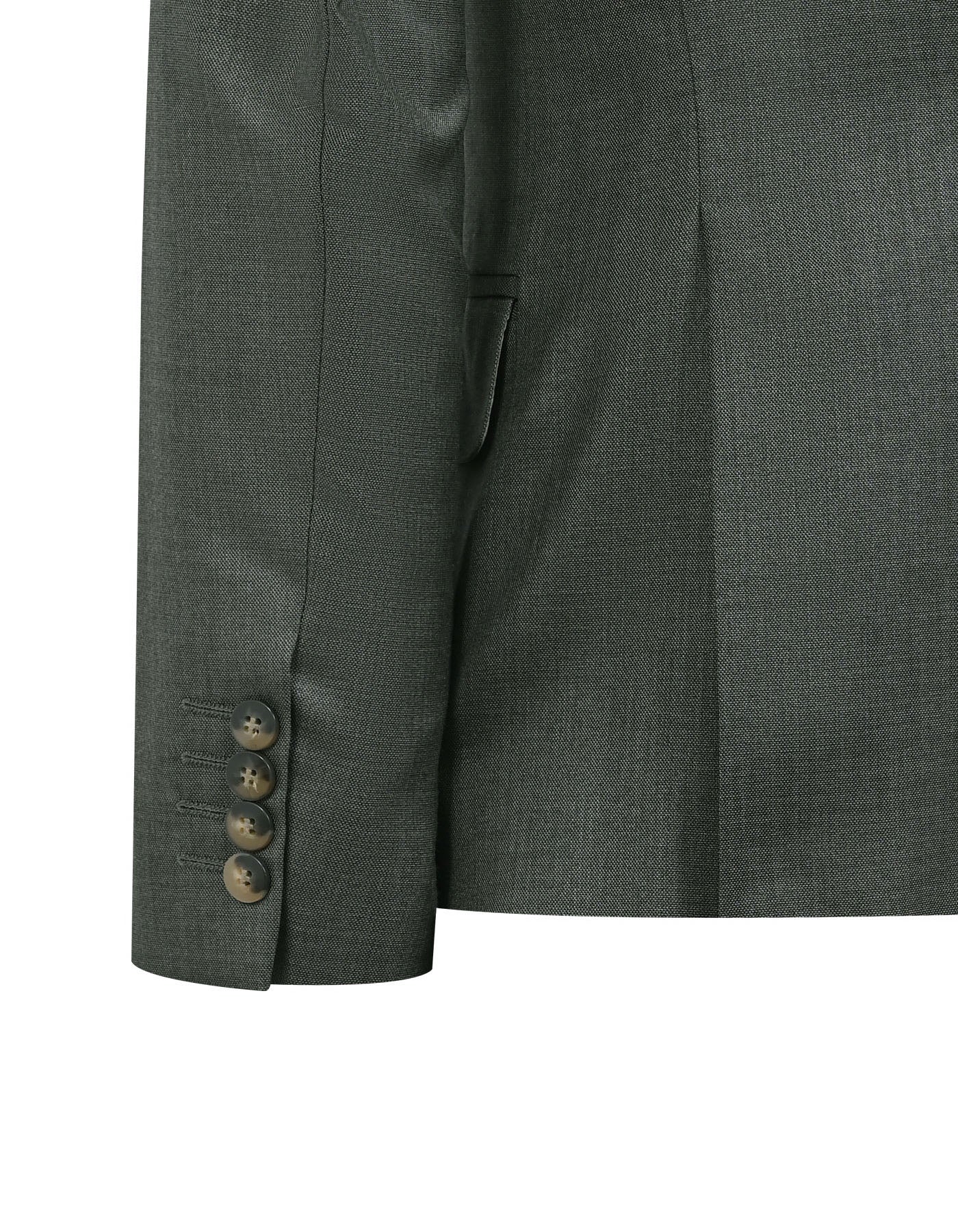 L Olive Plain Suit ST2724C-38