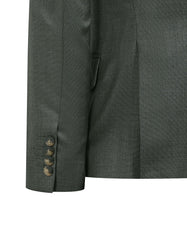 L Olive Plain Suit ST2724C-38
