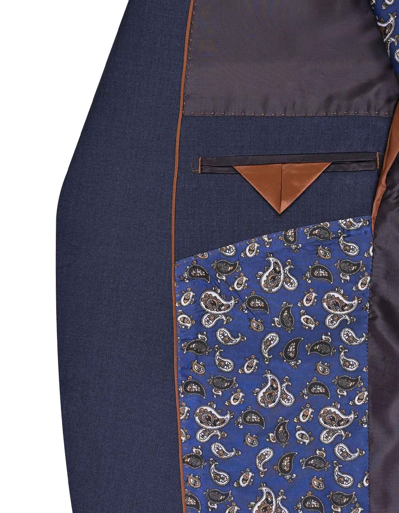 D Blue Plain Suit ST2725C-42