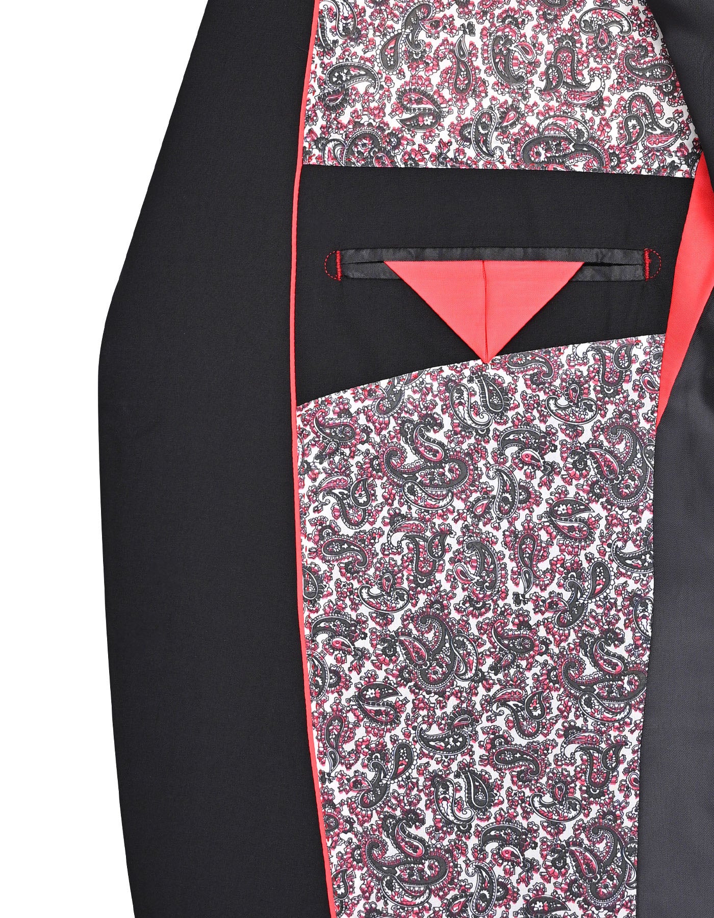 Black Plain Suit ST2726C-44