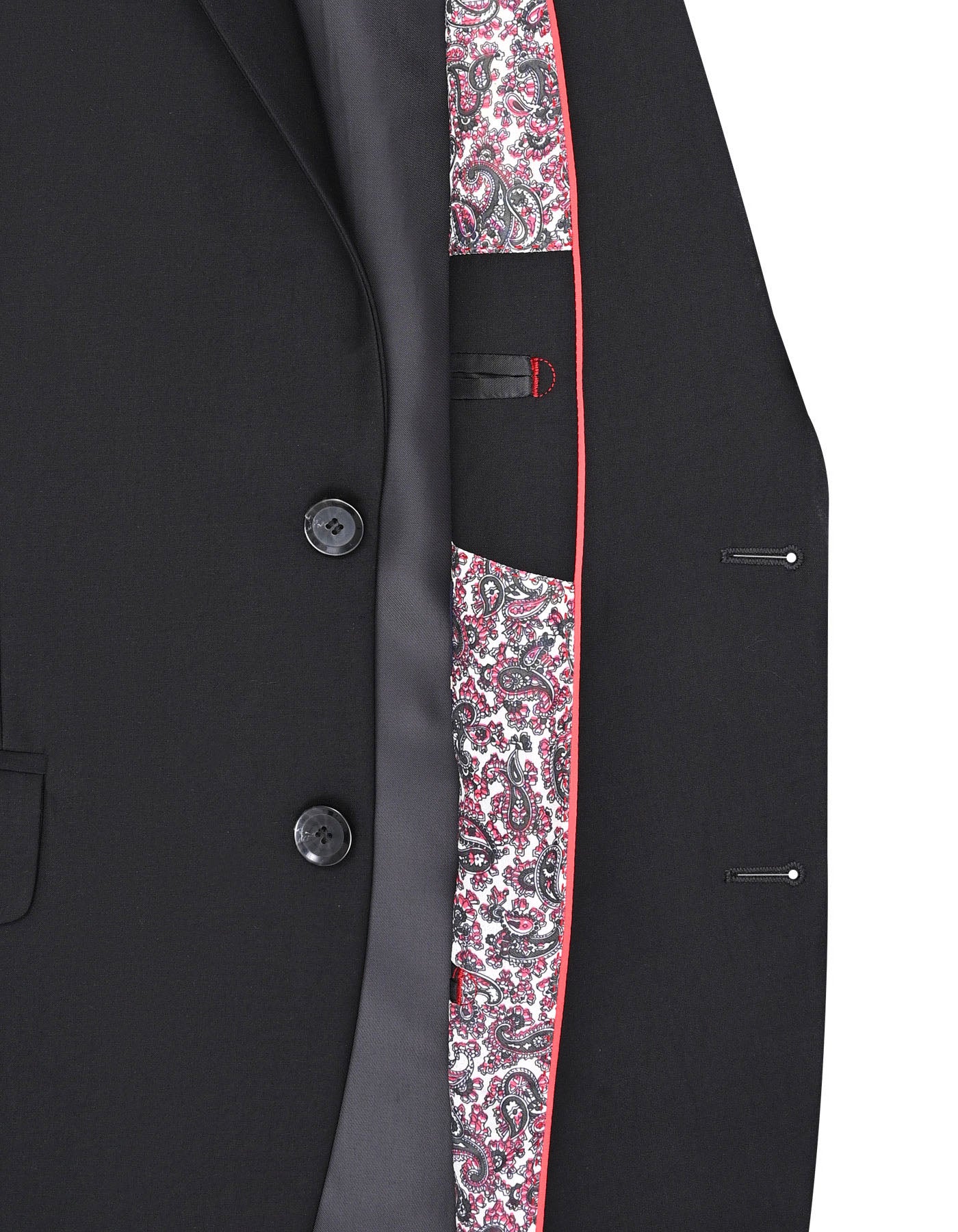 Black Plain Suit ST2726S-42