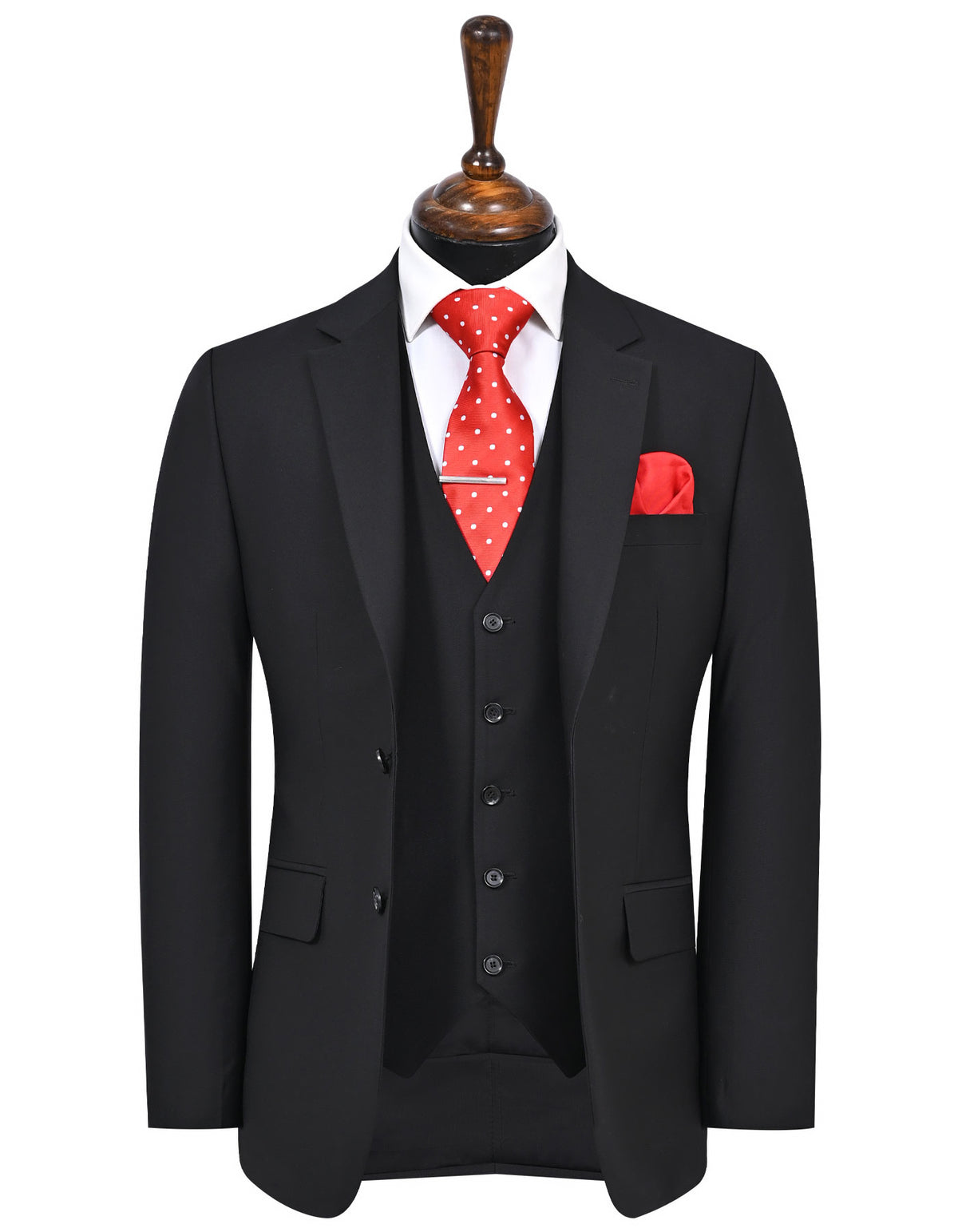 Black Plain Suit ST2726S-34