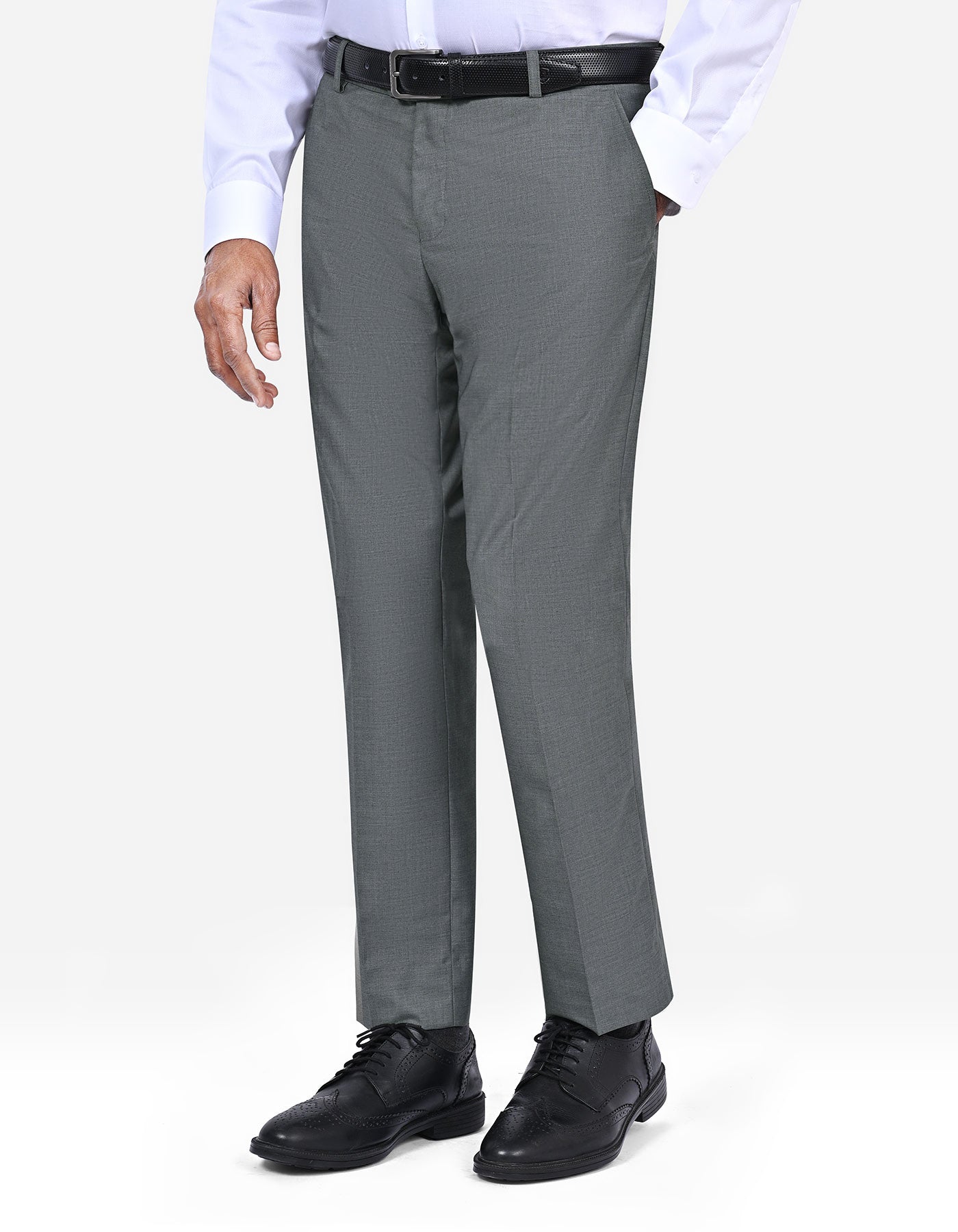 Grey Plain Suit ST2728C-36