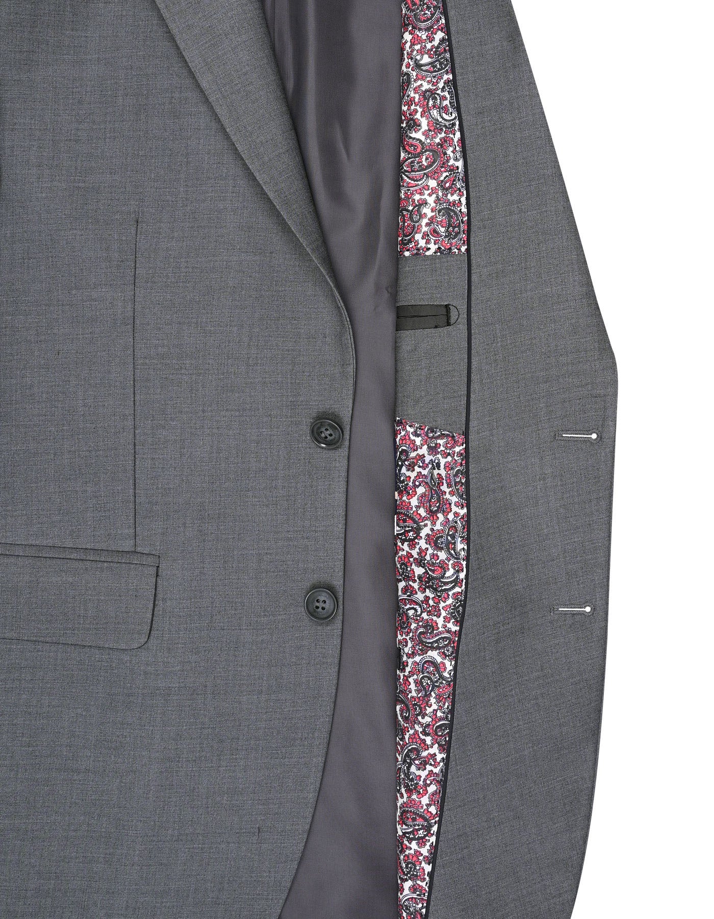 Grey Plain Suit ST2728S-42
