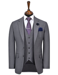 Grey Plain Suit ST2728S-34