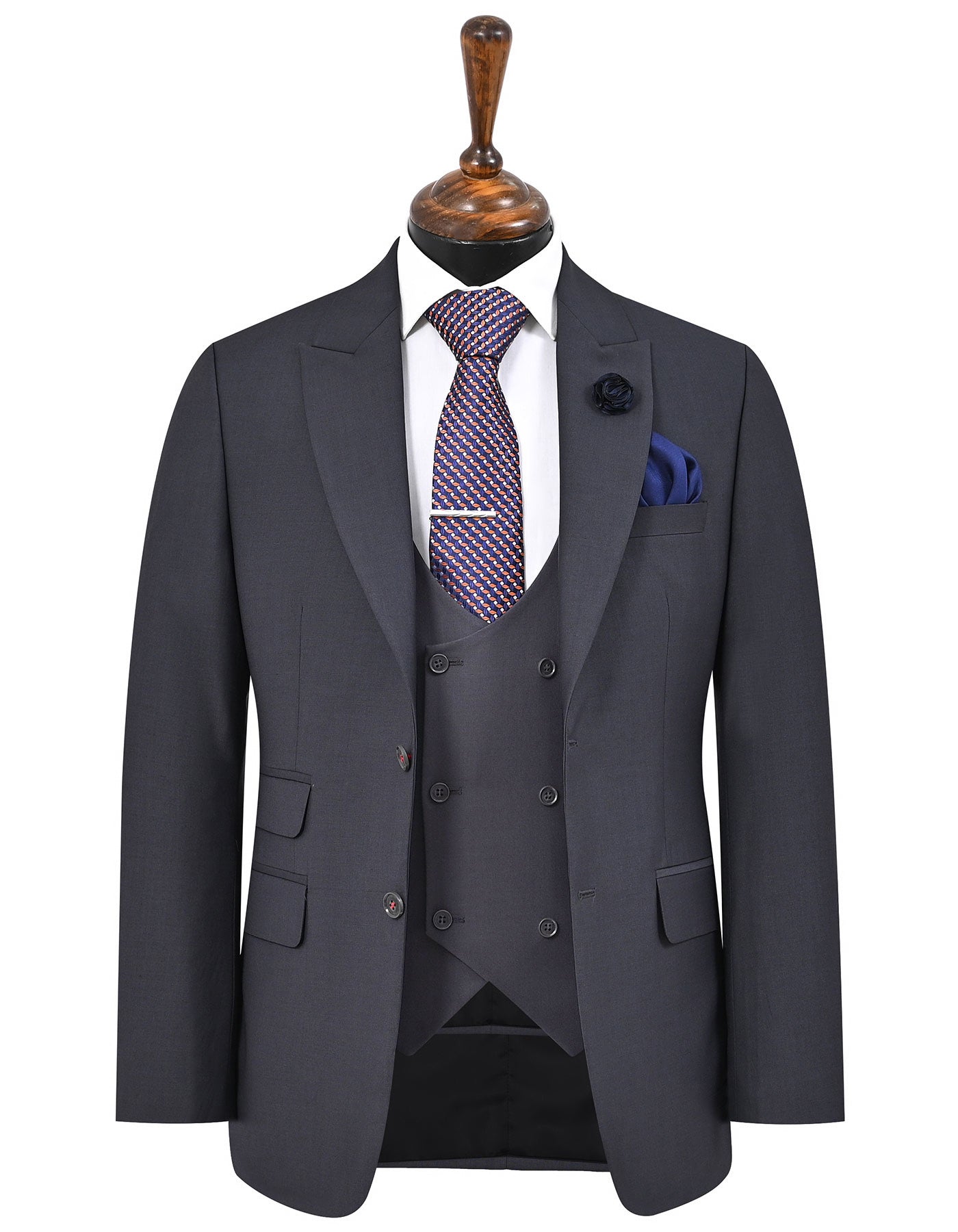 Charcoal Plain Suit ST2730C-34