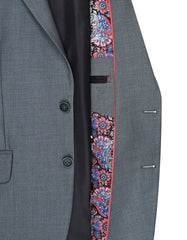 M Grey Plain Suit ST2731S-42