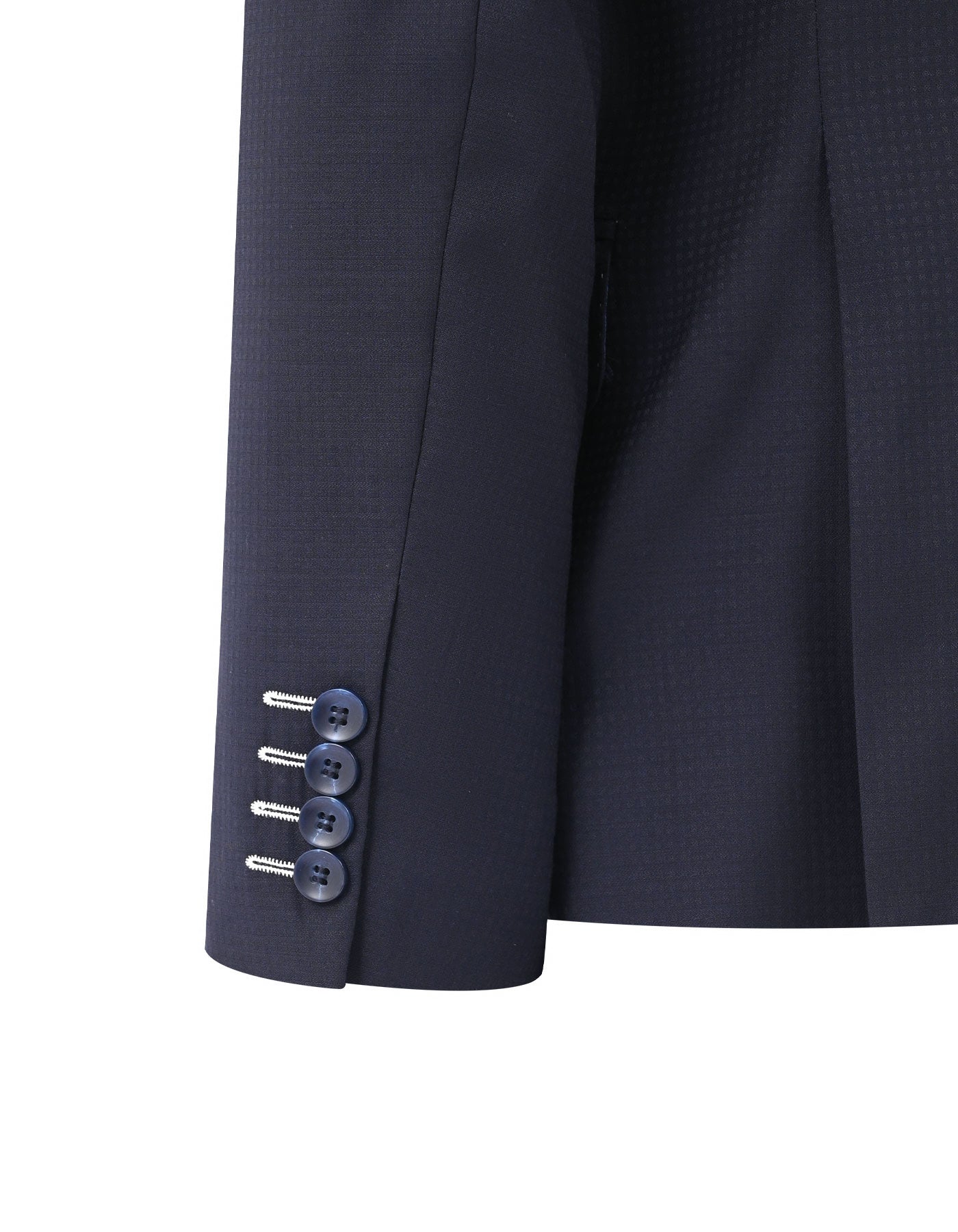 D Navy Check Suit ST2740C-38