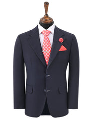 D Navy Check Suit ST2740S-34