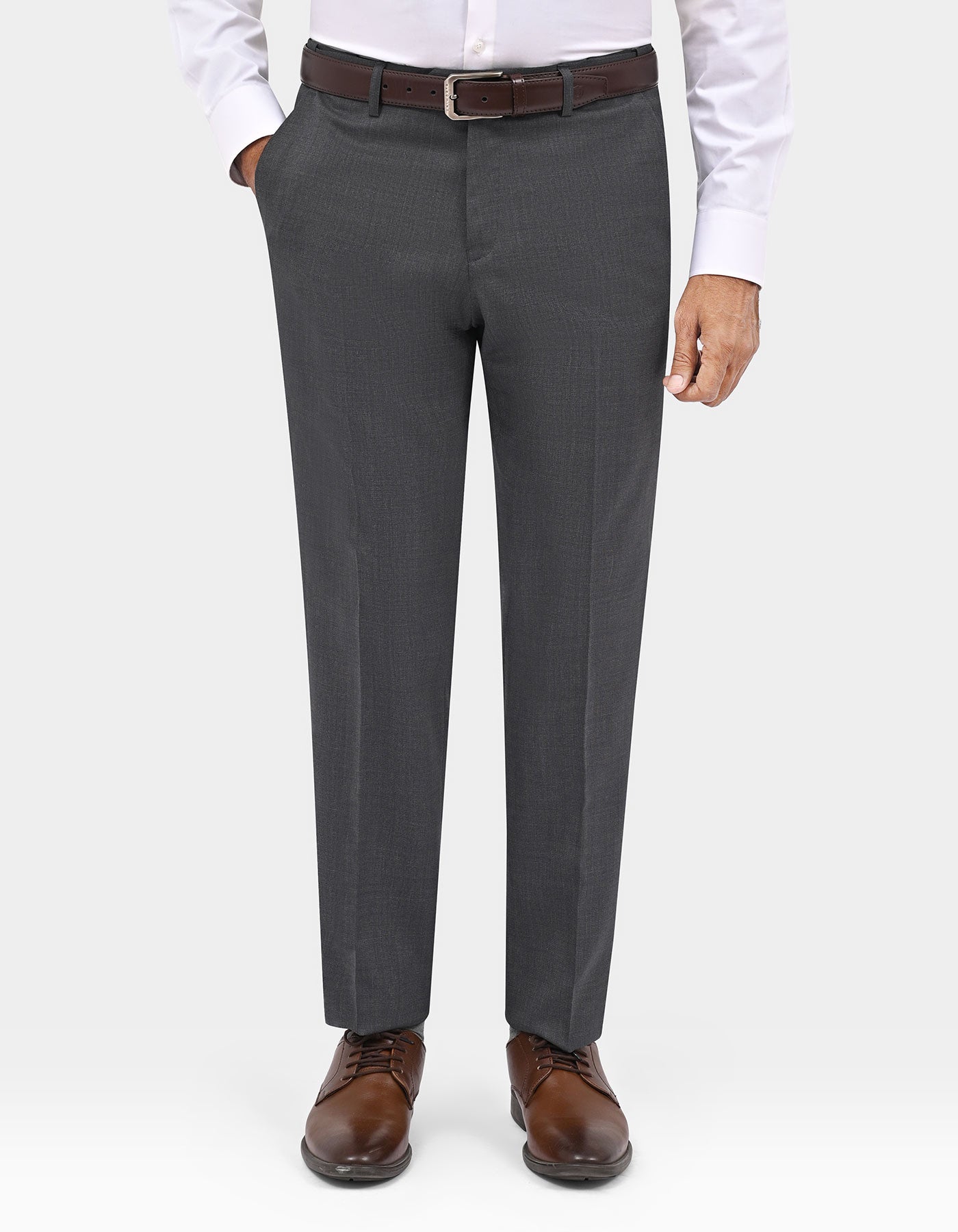 Charcoal Plain Suit ST2743C-36