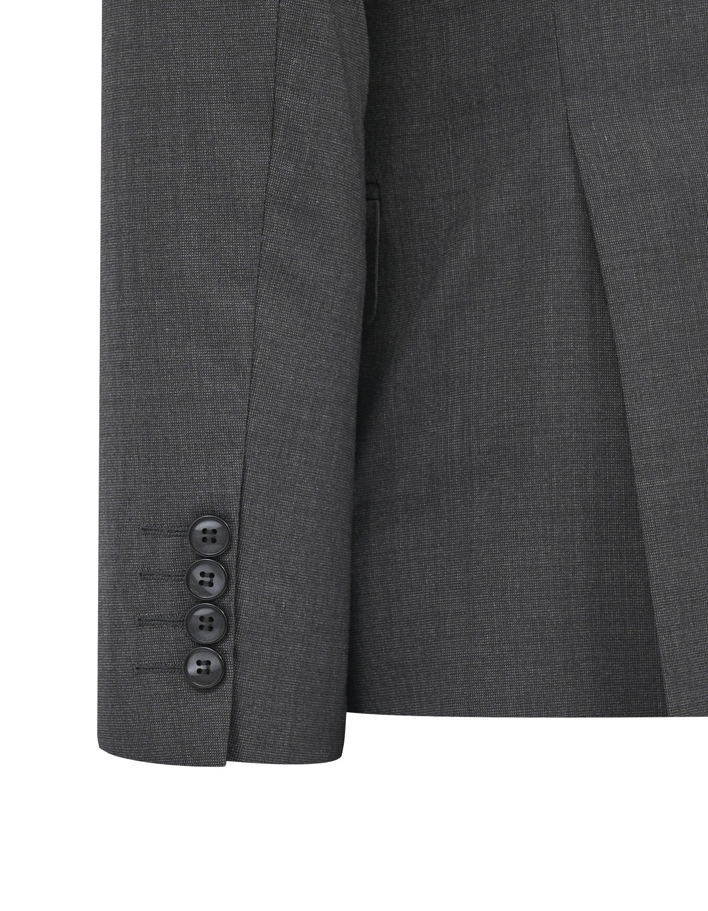 Charcoal Plain Suit ST2743S-40