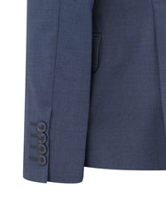 M Blue Plain Suit ST2744S-40