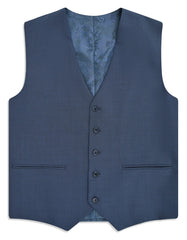 M Blue Plain Suit ST2744S-38