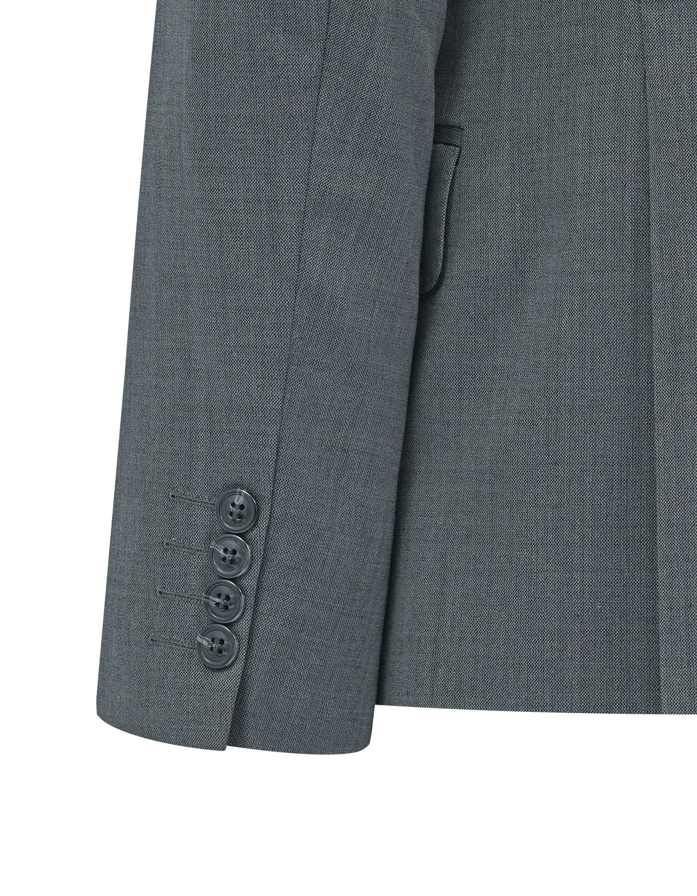 Grey Plain Suit ST2745C-40
