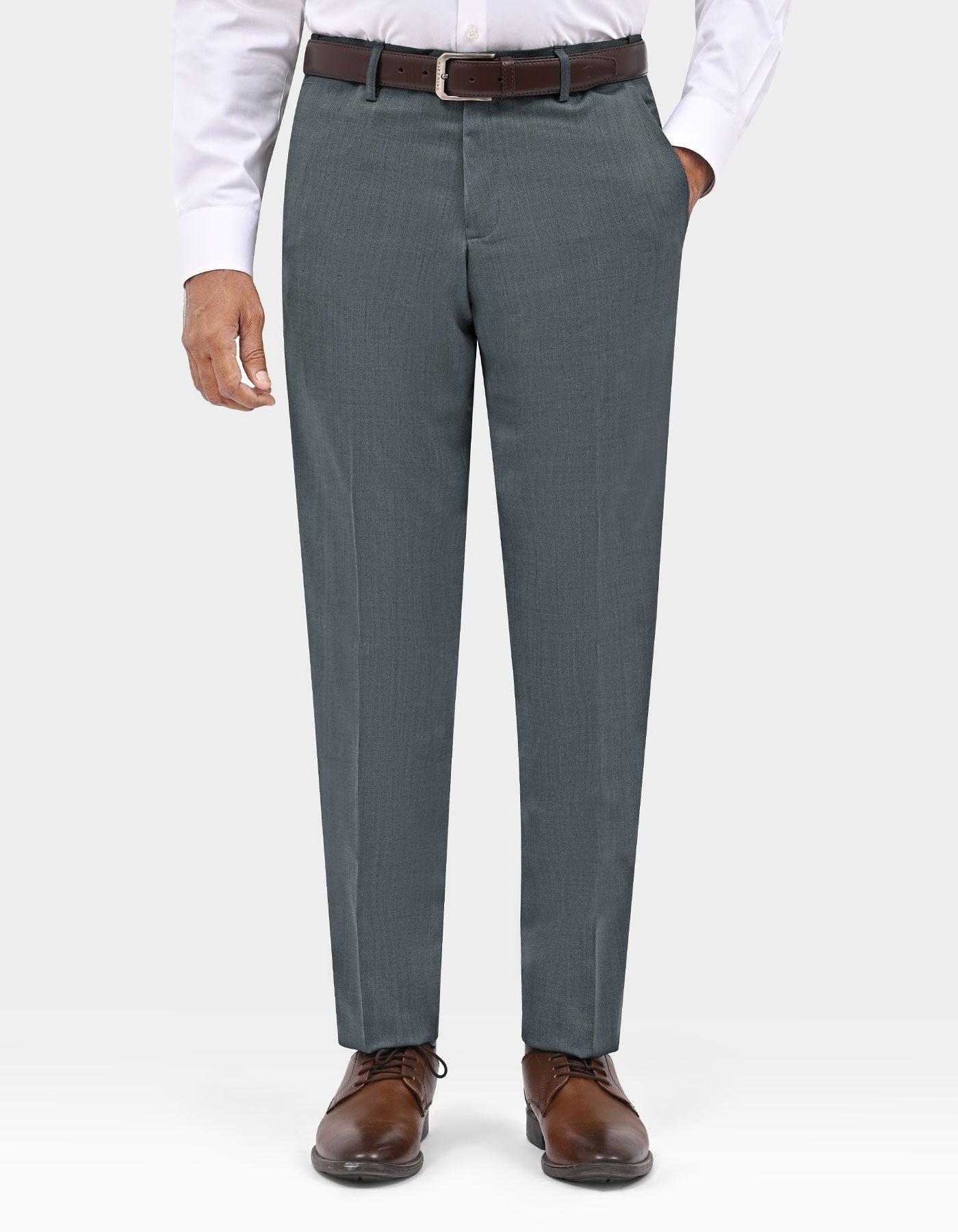 Grey Plain Suit ST2745S-36