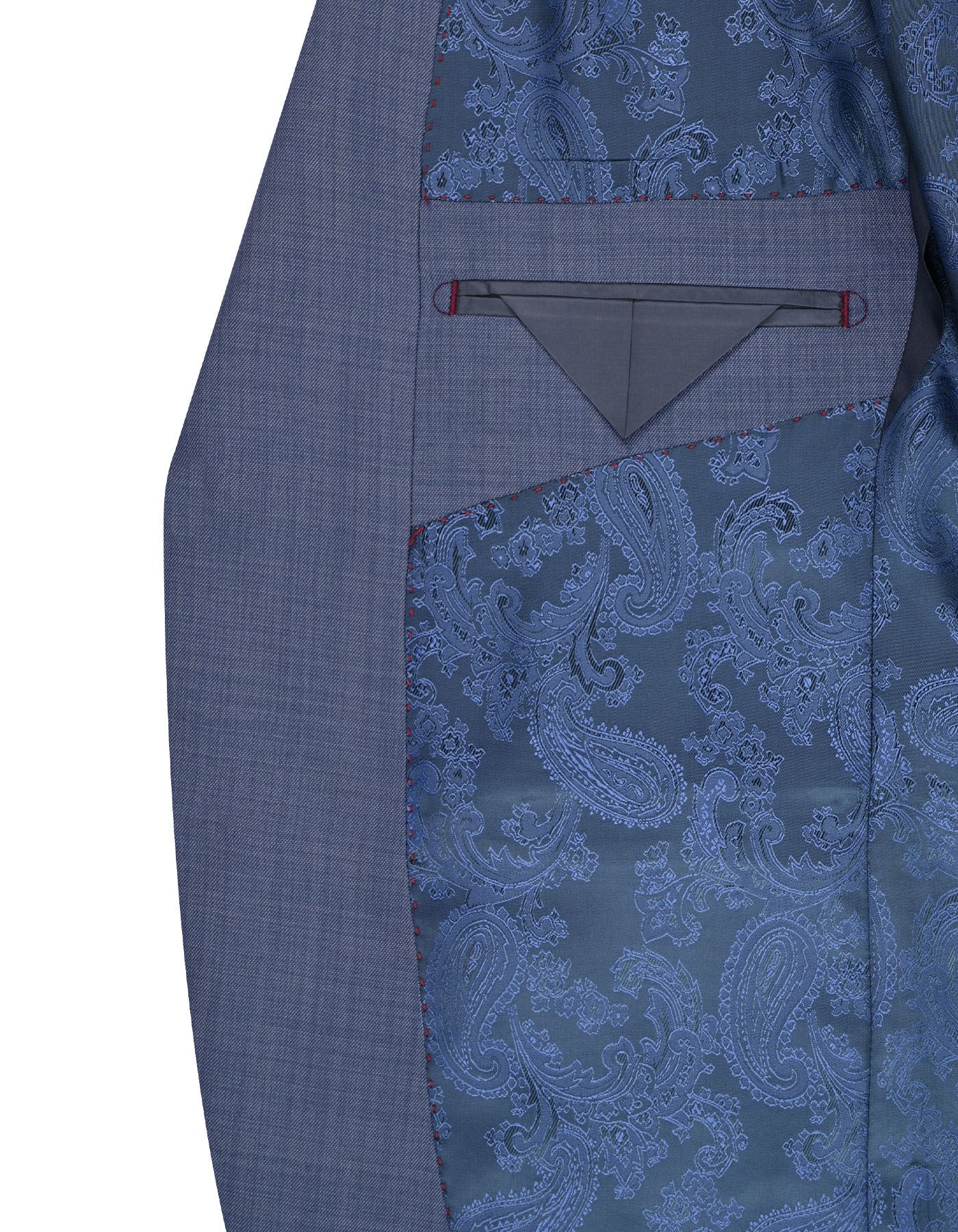 M Blue Texture Suit ST2840C-44