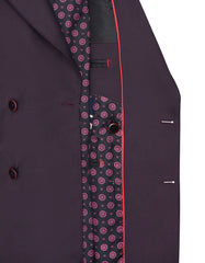 Maroon Texture Suit ST852-1S-42