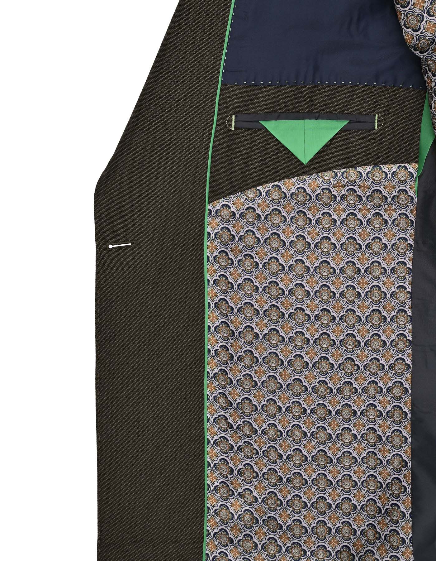 Olive Texture Suit ST855-1S-44