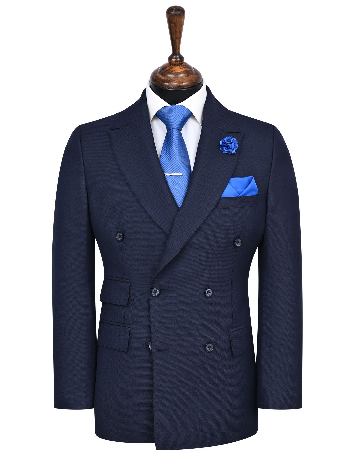 Navy Texture Suit ST859-1C-34