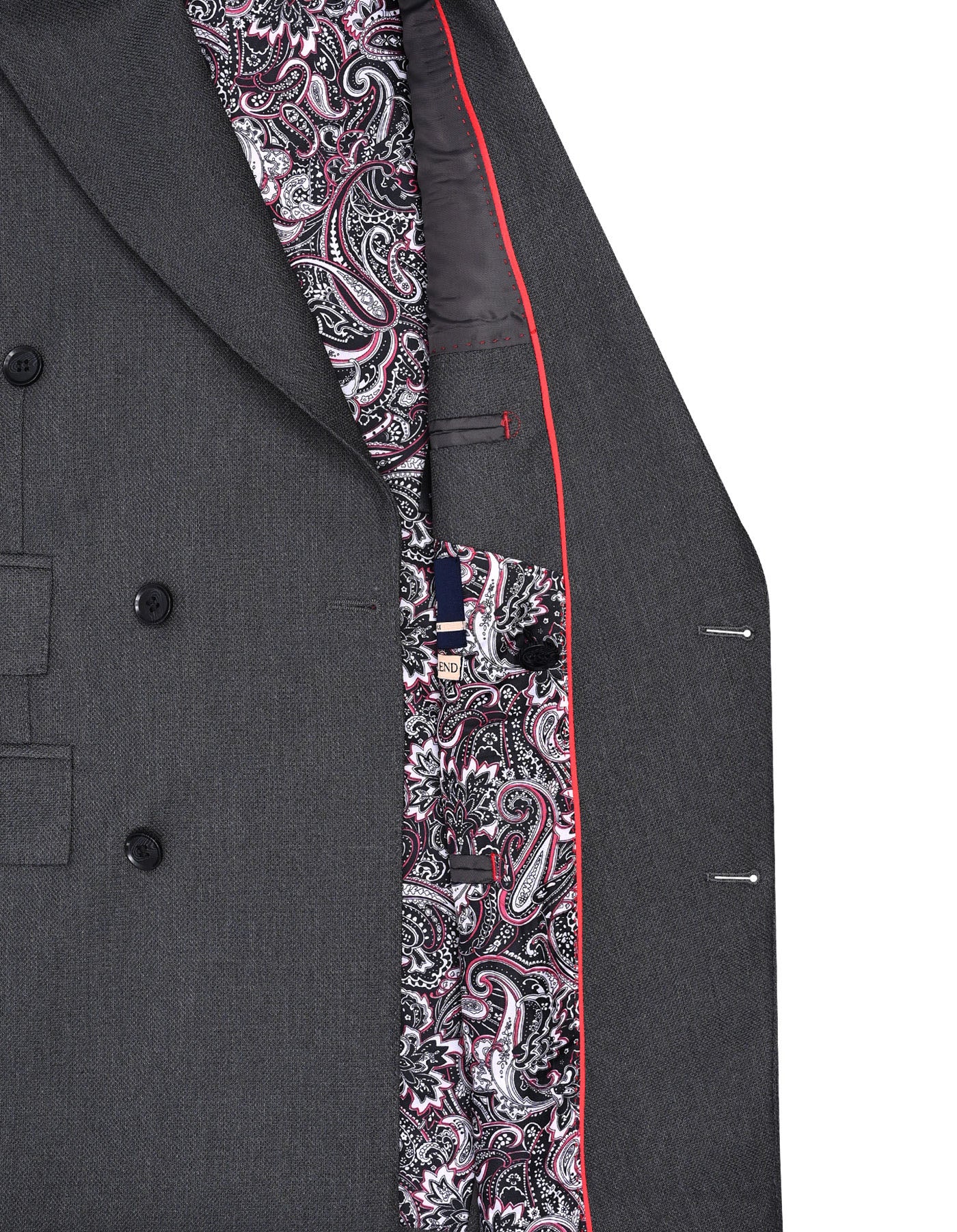 Charcoal Texture Suit ST860-1S-42