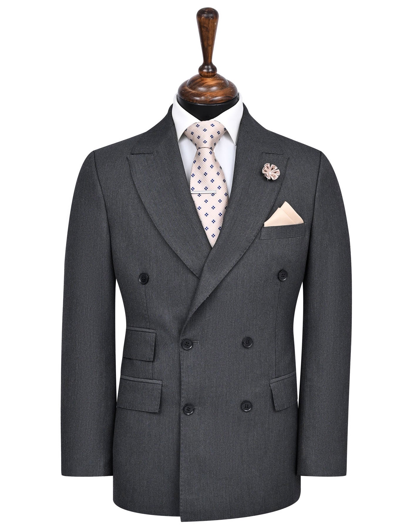 Charcoal Texture Suit ST860-1S-34