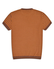 Rust Stripe Pull Over STEE2601-XL