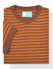 Rust Stripe Pull Over STEE2601-M