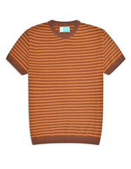 Rust Stripe Pull Over STEE2601-S