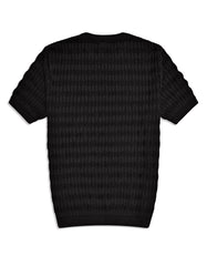 Black Geometric Pull Over STEE2602-1-XL