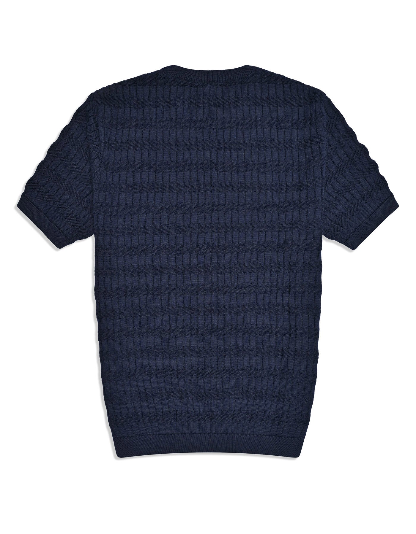 Navy Geometric Pull Over STEE2602-2-XL