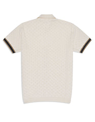 Off White Texture Cardigan STP2600-XL